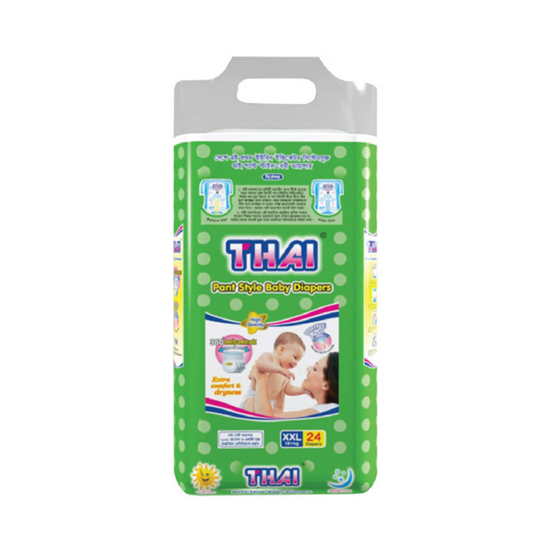 Thai Baby Diapers Pants Size XXL (18+Kg)