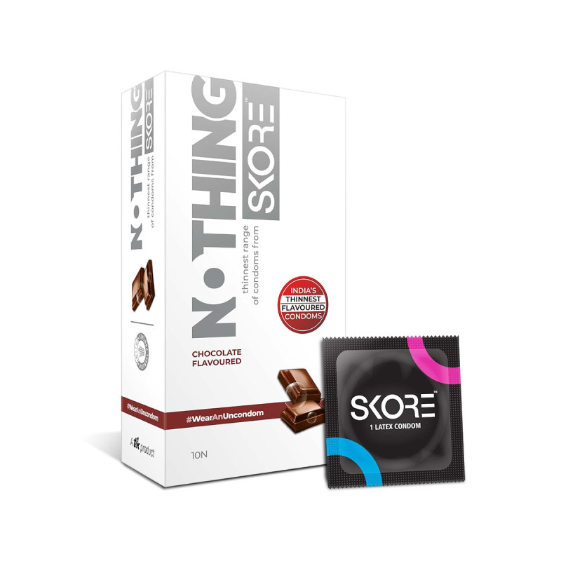 Skore Nothing Condom Chocolate Flavour
