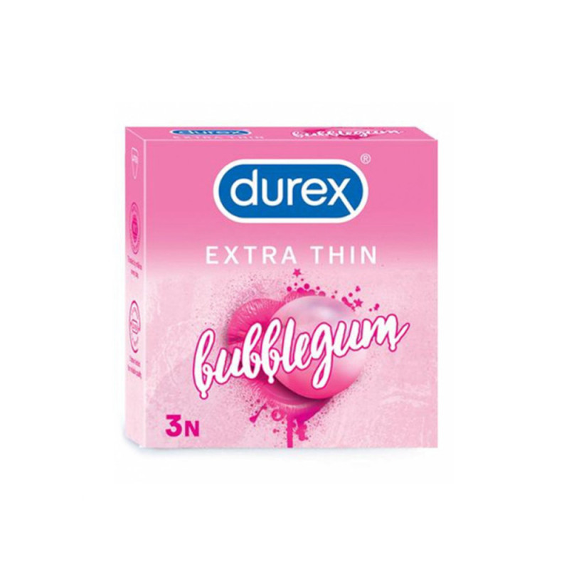 Durex Extra Thin Bubblegum Condom