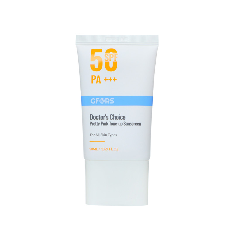 Gfors Doctor's Choice Pretty Pink Tone-Up Sunscreen SPF 50 PA+++ For All Skin Typs