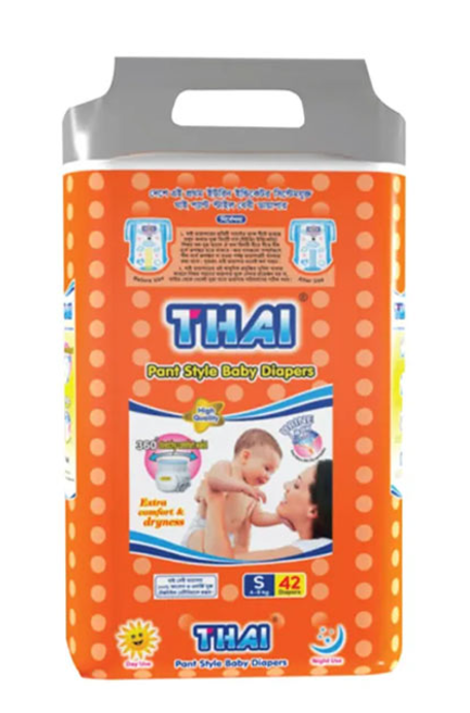 THAI Baby Diapers Pants Size S (4-8kg)