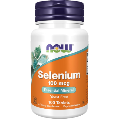 Now Foods Selenium 100 mcg 100 Tablets