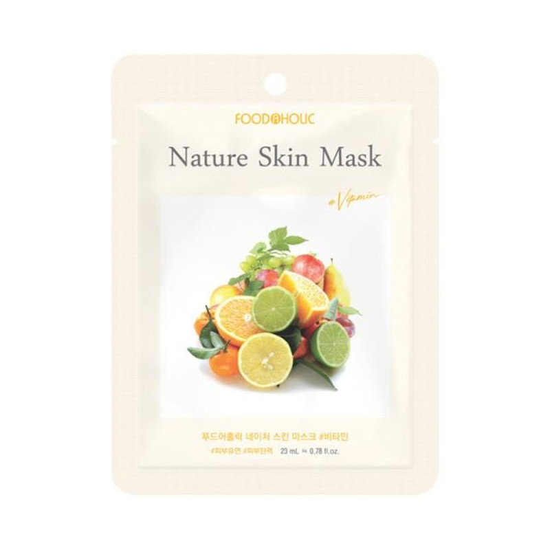 Foodaholic Nature Skin Sheet Mask (Vitamin)