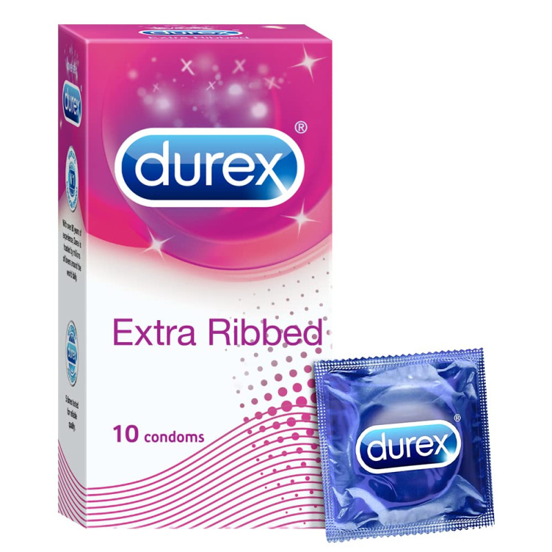 Durex Extra Ribbed Condom