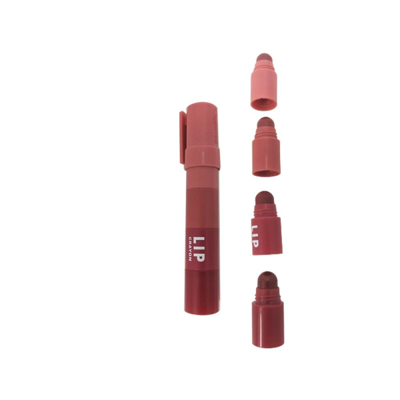 Cappuvini Lip Crayon Velvet Lipstick 4 In 1 Shade 2