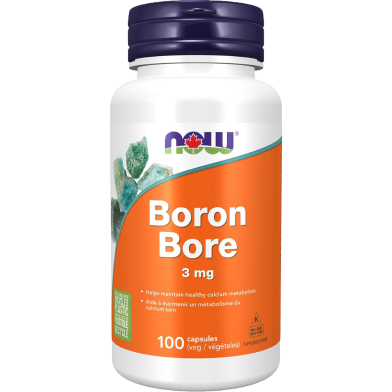 Now Boron 3 mg 100 Veg Capsules