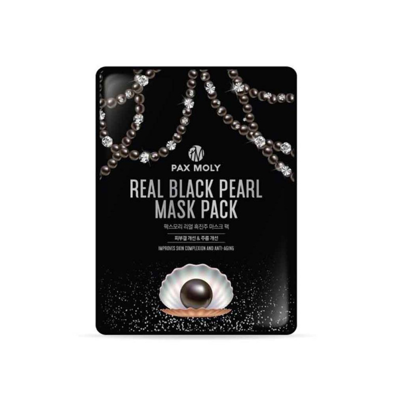 PAX MOLY Real Black Pearl Sheet Mask