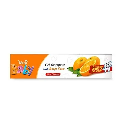 Meril Baby Gel Toothpaste Orange