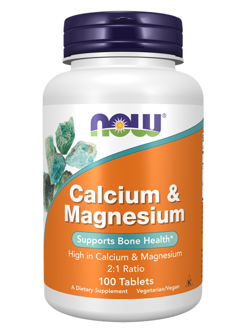 NOW Foods Supplements, Calcium & Magnesium 100 Tablets